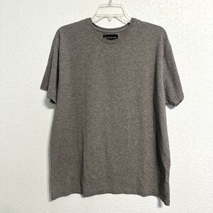 Allen Edmonds T Shirt Light Gray Pima Cotton Short Sleeve Men’s Size XL